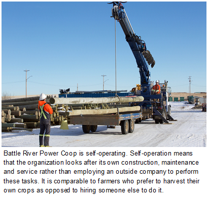 boom lifts power poles