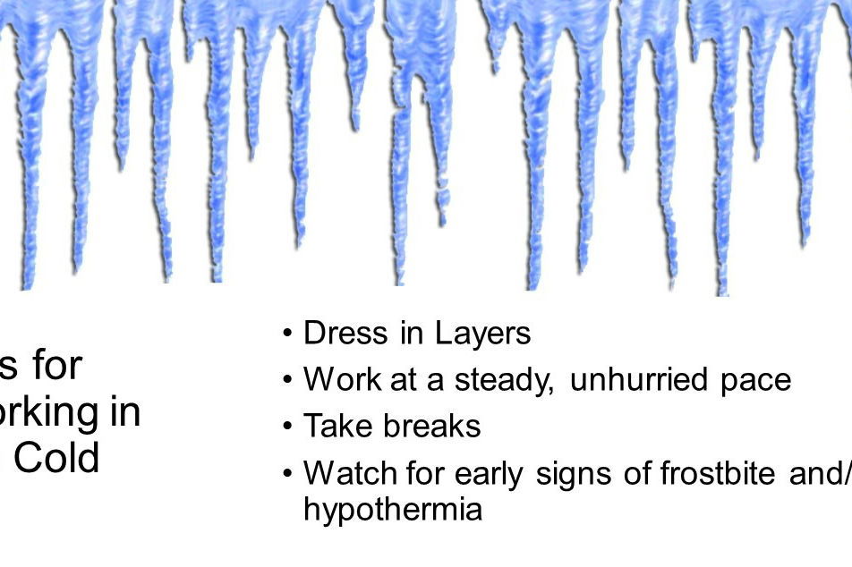 illustration: tips for working in the cold